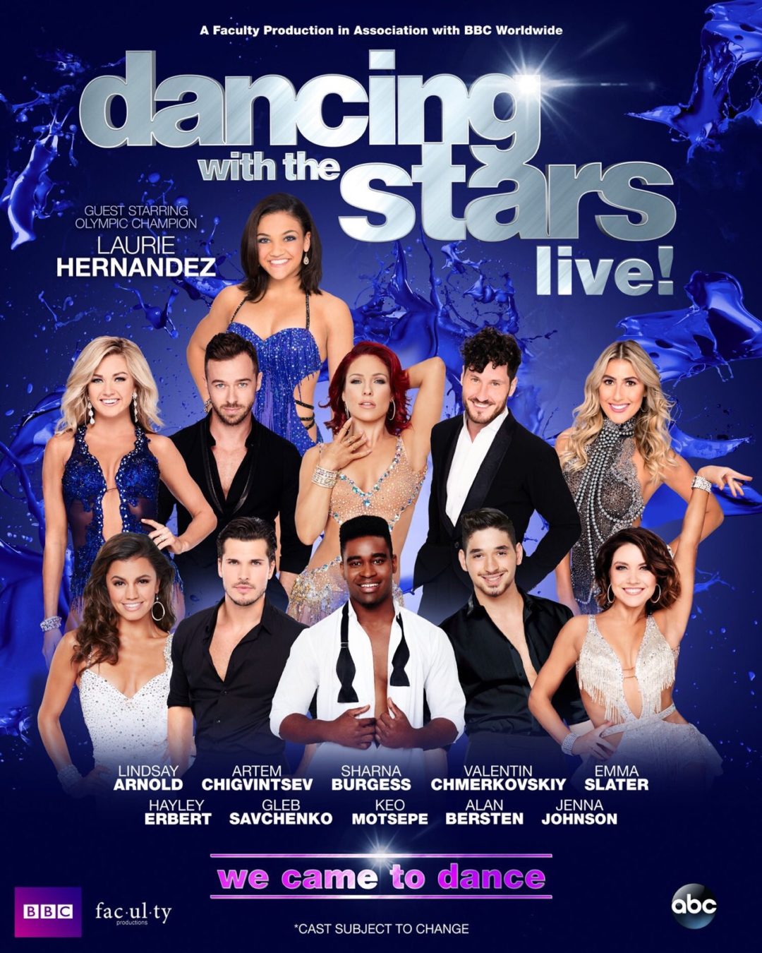 Dancing With the Stars We Came to Dance Tour 201617 Lights, Camera